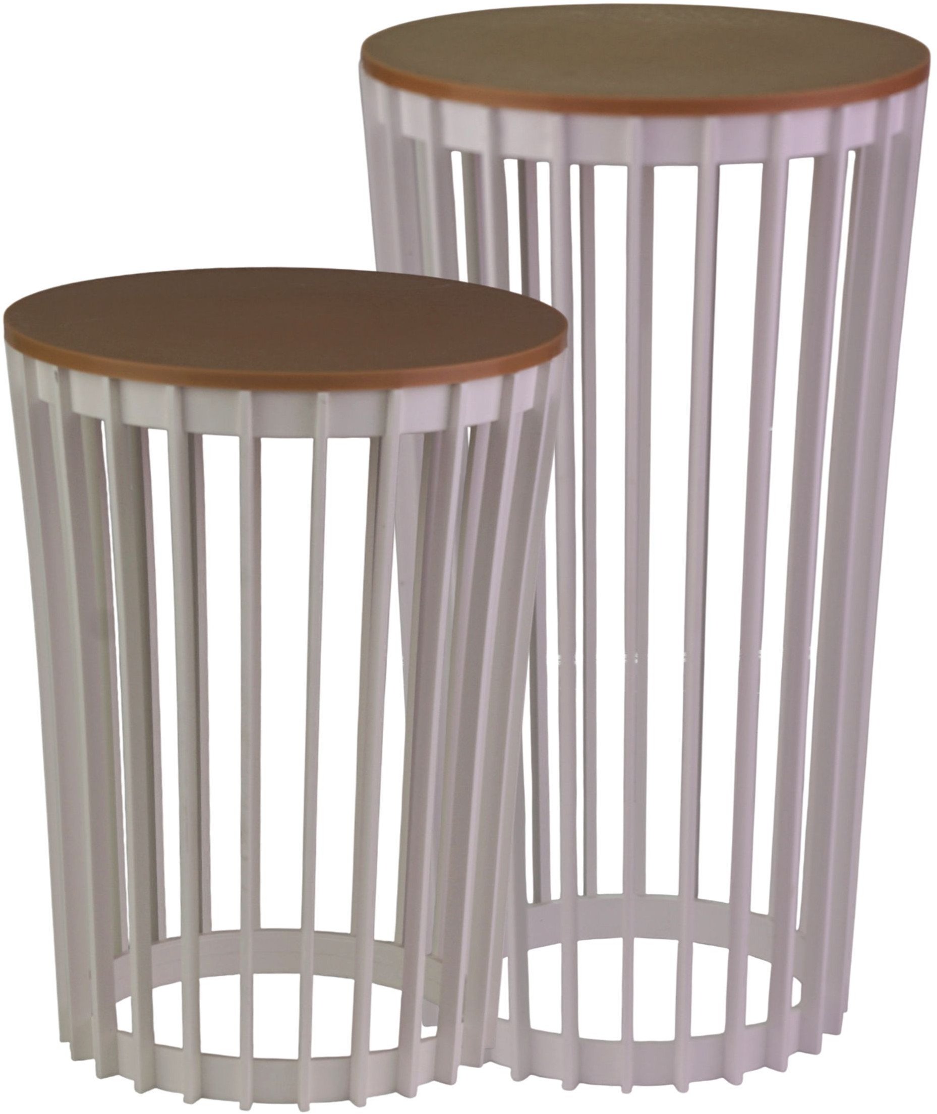 2x Kwietnik wysoki dwustronny Standy 40H + 54h, Stojak na kwiaty + blat