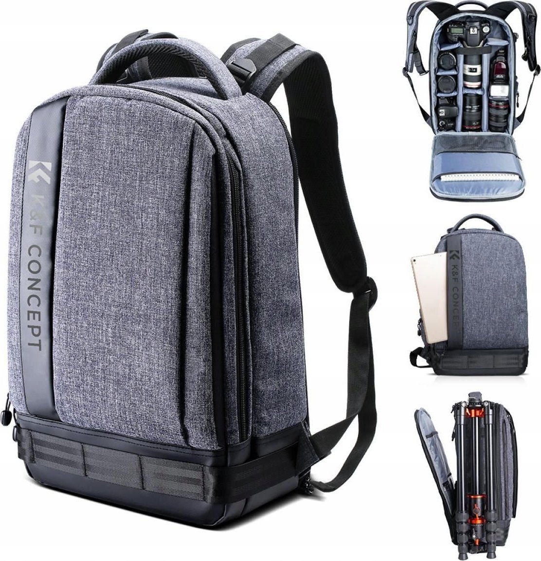 Plecak Kf Plecak Fotograficzny Kf Foto Duży Na Aparat Dslr / Kf13.044