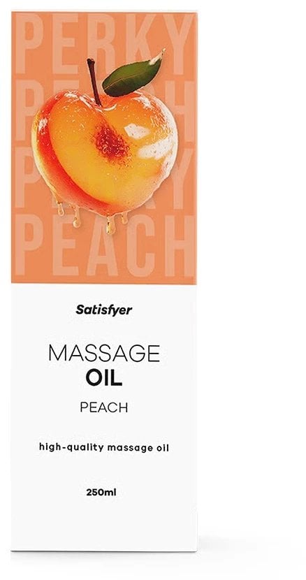 SATISFYER_High-Quality Massage Oil olejek do masażu Peach 250ml