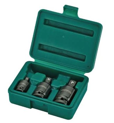Jonnesway Zestaw przegubów udarowych kulistych 1/4" 3/8" 1/2" 3szt. (S03A4UT3S)