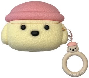 ETUI CASE 3D DOG PINK AIRPODS 3/4 standard