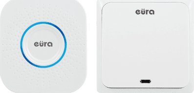 Eura DZWONEK BEZPRZEWODOWY ''EURA'' WDP-82H2 ''CHILL-OUT''-bezbateryjny, przycisk (kinetyczny), możliwość rozbudowy