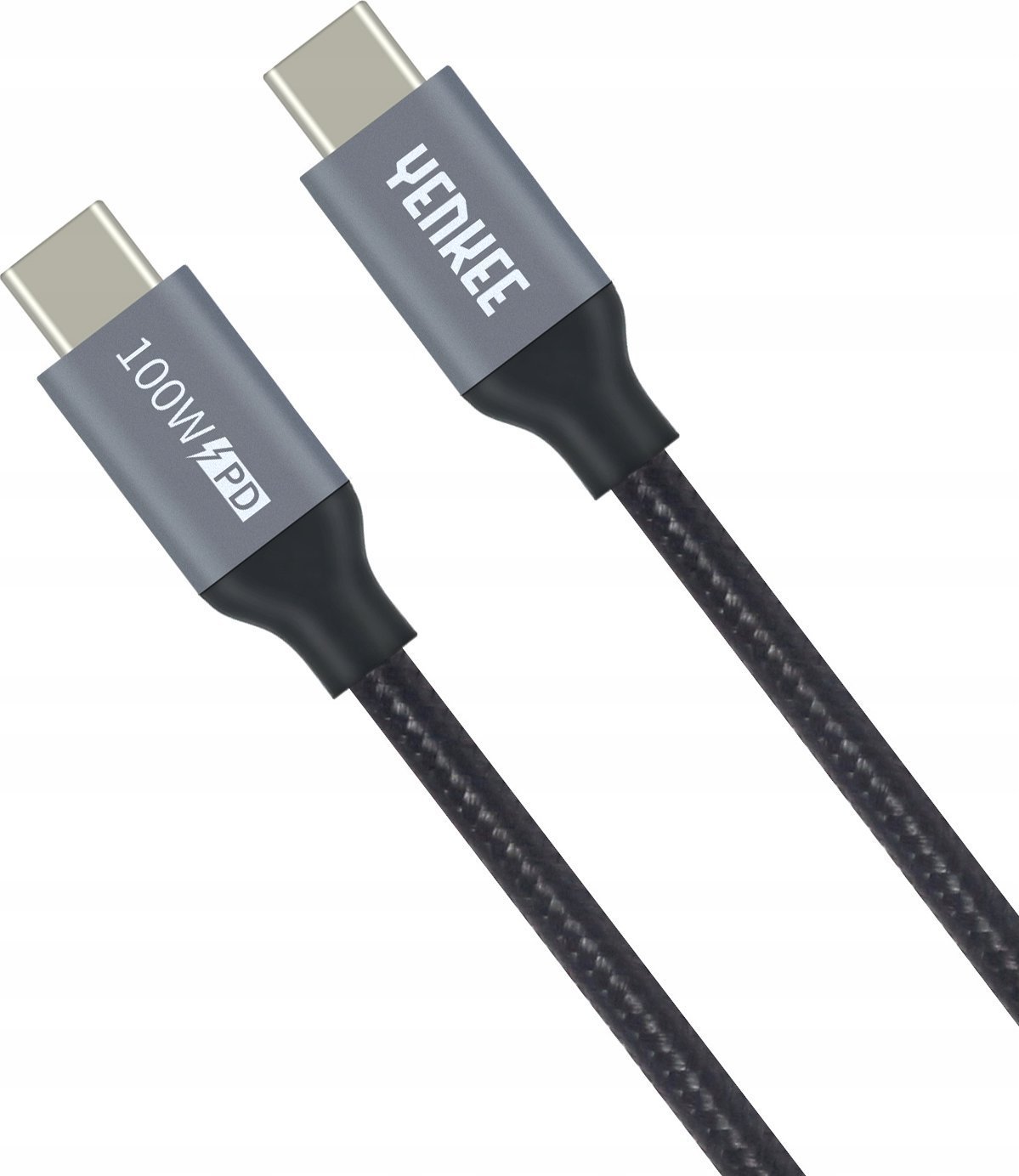 Kabel USB Yenkee USB-C - USB-C 1.5 m Szary (35054885)