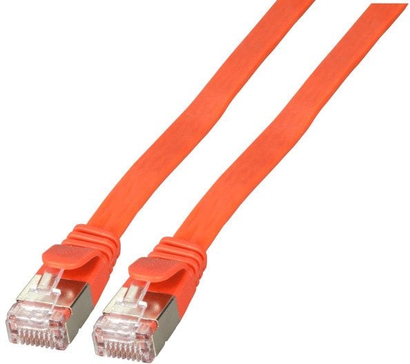 EFB K5545RT.0 kabel sieciowy Czerwony 0,15 m Cat6a U/FTP (STP)