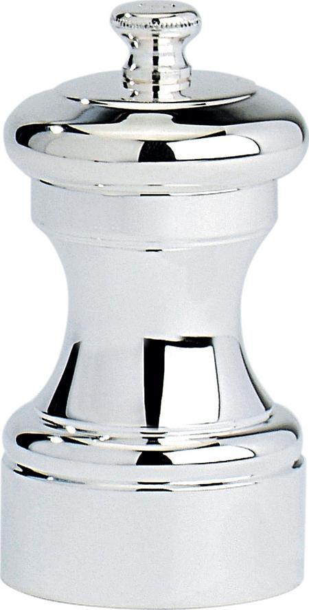 Młynek do przypraw Peugeot Młynek do pieprzu 10 cm Peugeot Bistro posrebrzany mosiądz