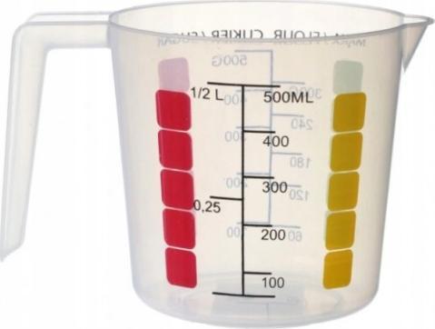 Galicja Dzbanek kuchenny z miarką plastikowy SAM 0,5 l