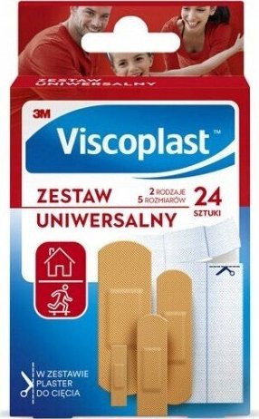 Sila Viscoplast plastry zestaw uniwersalny 24 szt