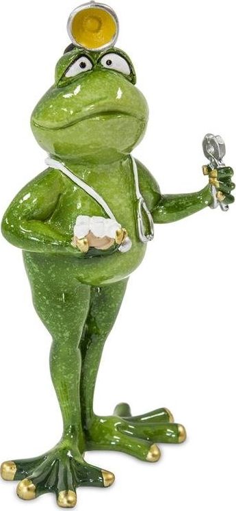 Figurka Żaba ozdoba ceramika lekarz uniwersalny