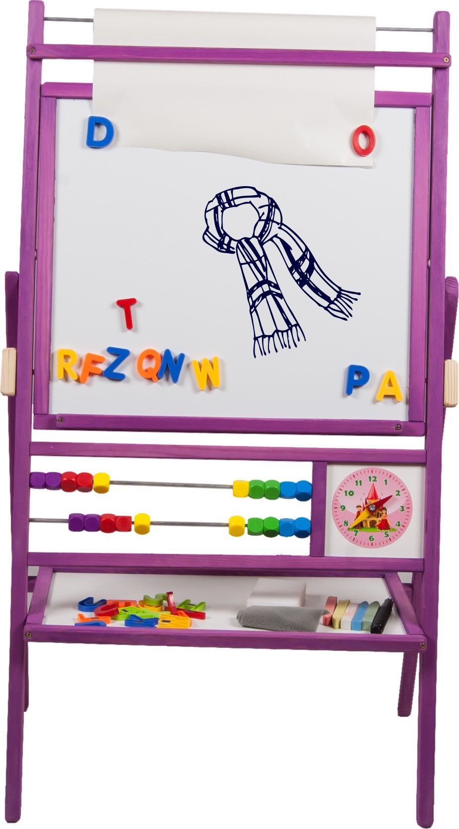 3toysm Dvipusė magnetinė piešimo lenta su popieriaus ritiniu 3toysm, TPF