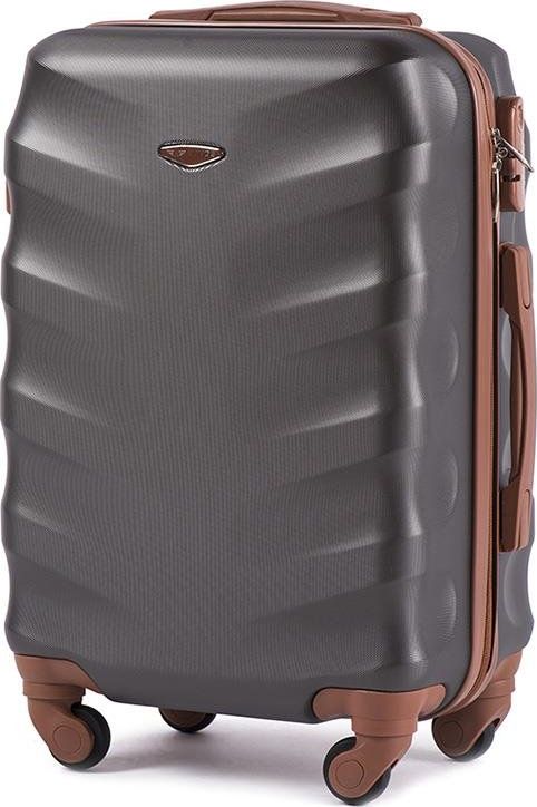 Kemer Mała kabinowa walizka KEMER 402 S Szara uniwersalny