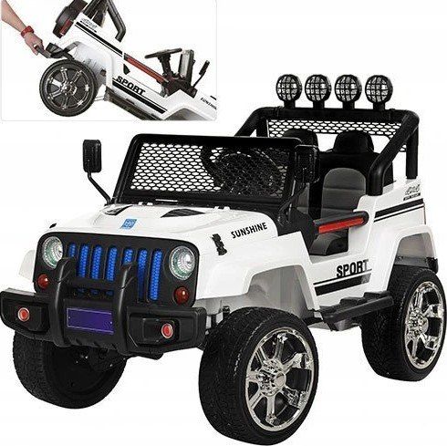 Joko Auto na akumulator Raptor DRIFTER Napęd 4X4 Pilot 2.4Ghz Eco skóra !