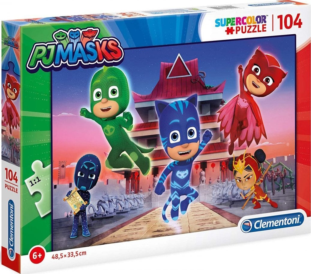 Clementoni Clementoni, Pijamasks, Puzzle, Unisex, 6+ years, 104 pcs Unisex
