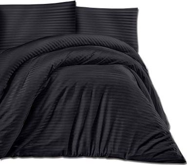 Darymex Poszewka satyna bawełniana Cizgili Black 50x60