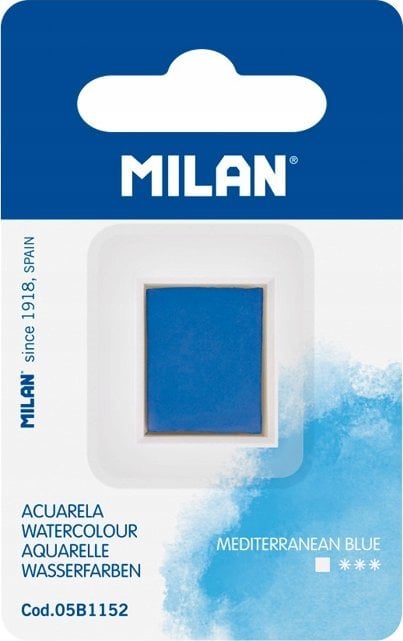 Teka Farba akwarelowa w kostce błękit ¶ródziemnomorski