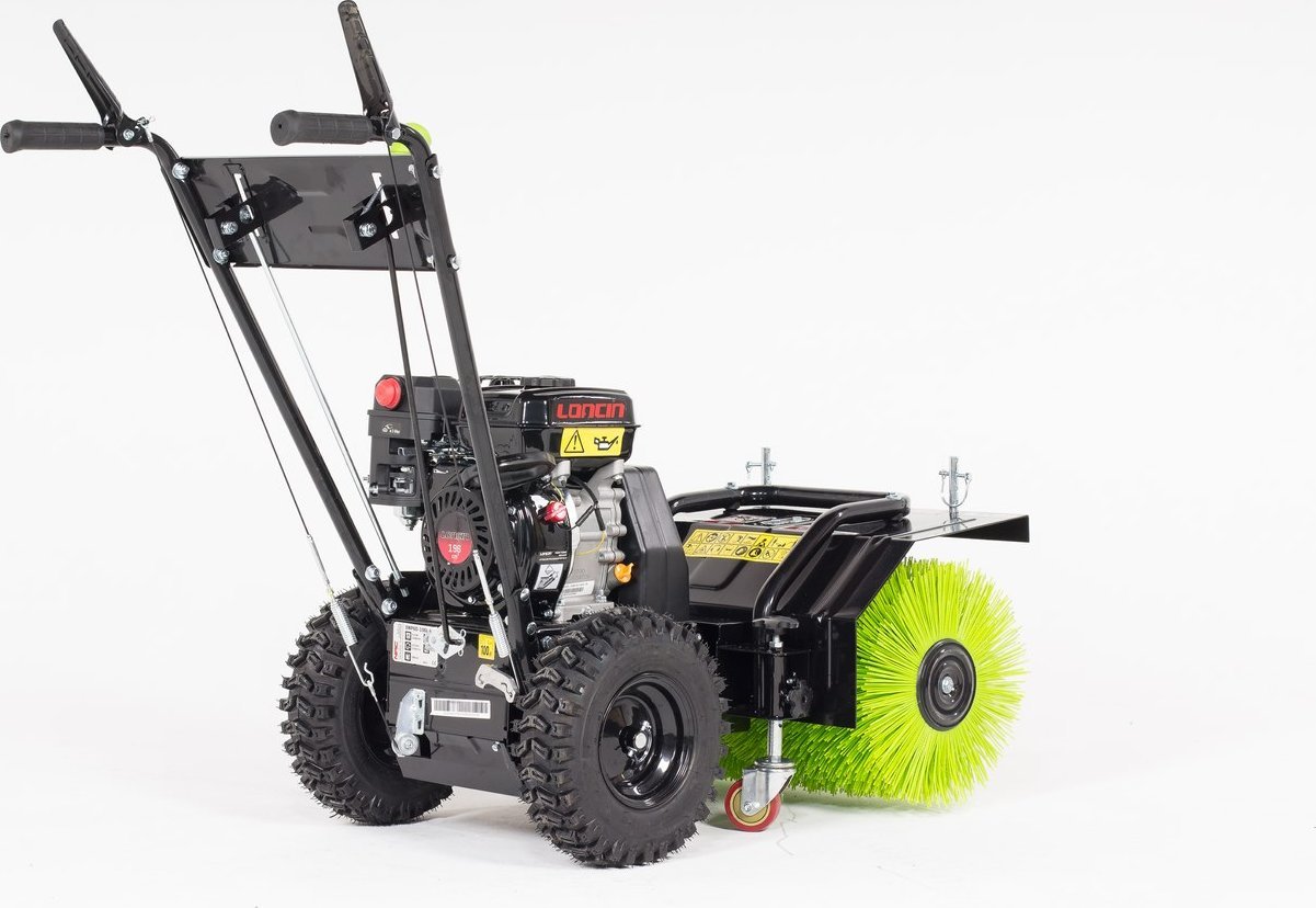 NAC ZESTAW: Zamiatarka SWP60-196L-KC NAC Spalinowa z napędem + Pojemnik + Lemiesz + 2xOlej silnikowy