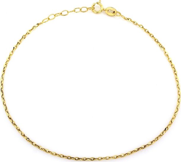 Lovrin Złota bransoletka 333 łańcuszkowa splot ankier