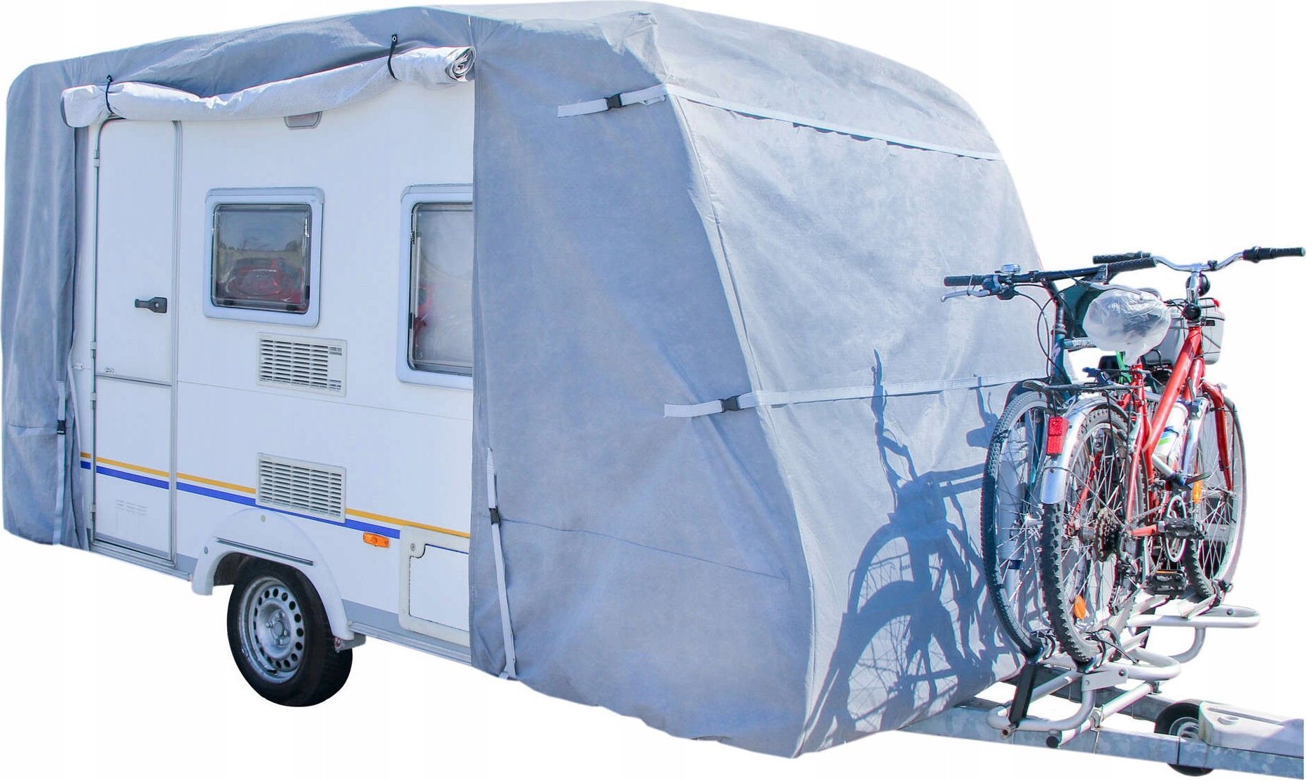 Nava Group POKROWIEC NA PRZYCZEPĘ KEMPINGOWĄ 380-410 EUROPA + PASY