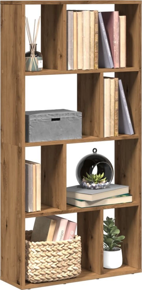 vidaXL vidaXL Regał na książki, dąb artisian, 60x20x120 cm