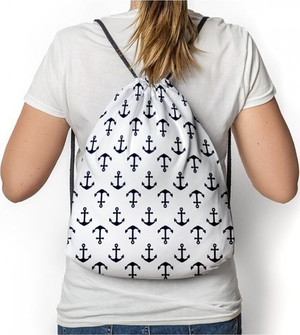 Atmosphere Primark Worek plecak z nadrukiem Marynistyczny A4