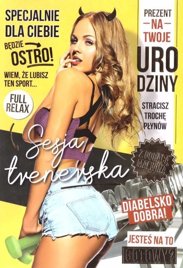 KUKARTKA Karnet B5 Q-154 Urodziny Gorąca Malwina