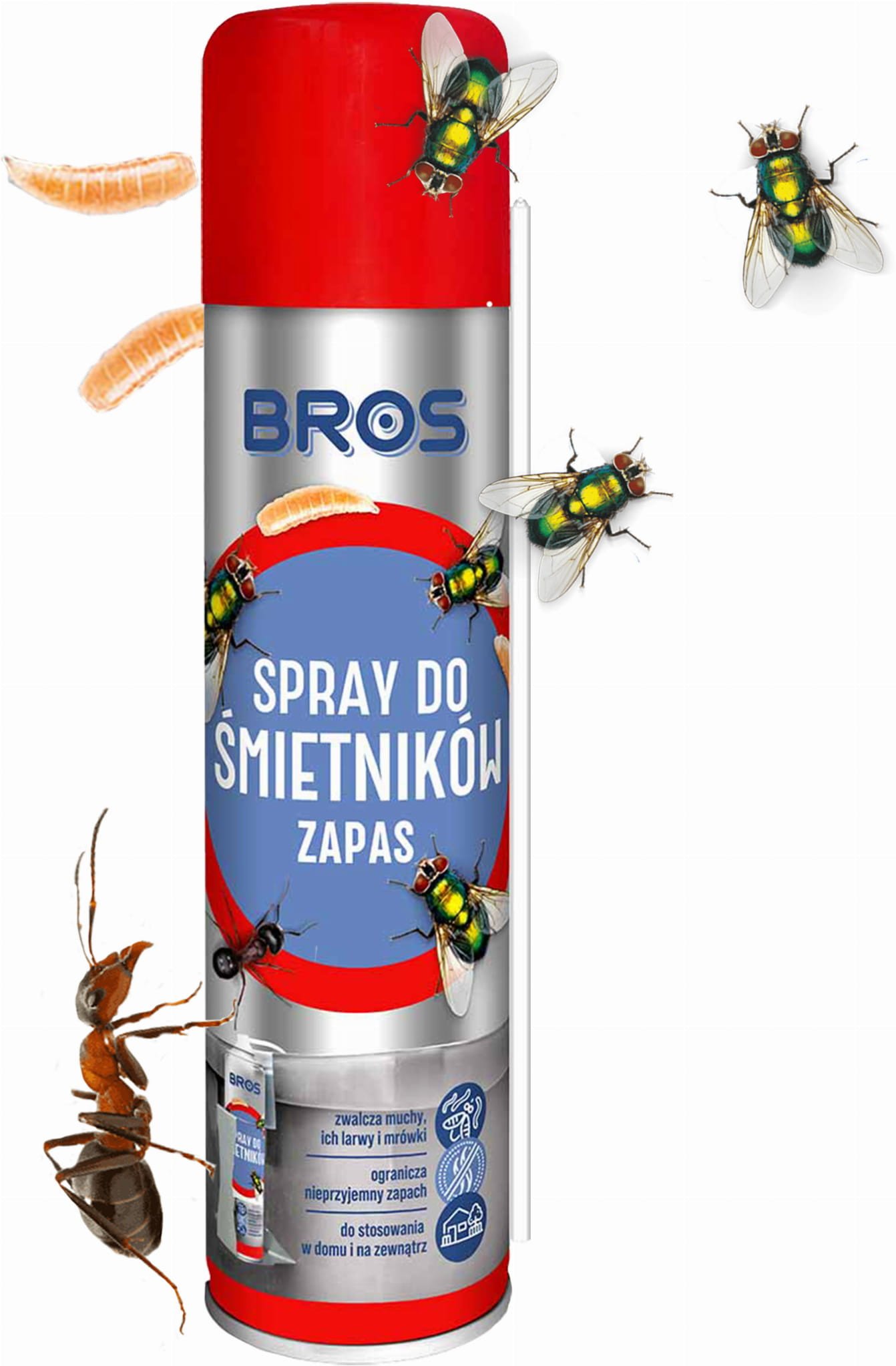 BROS - Spray Do Śmietników 400ml - ZAPAS