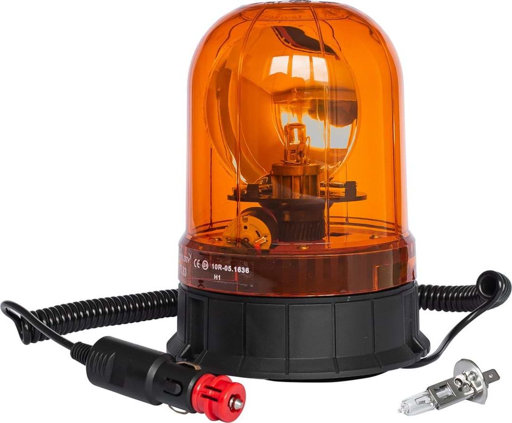 TT Technology Lampa błyskowa ostrzegawcza żarówka H1 kogut na magnes 93