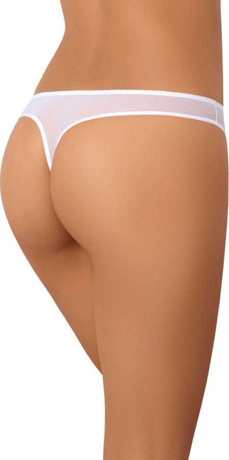 Teyli Stringi damskie siateczkowe Nikola białe Biały XL