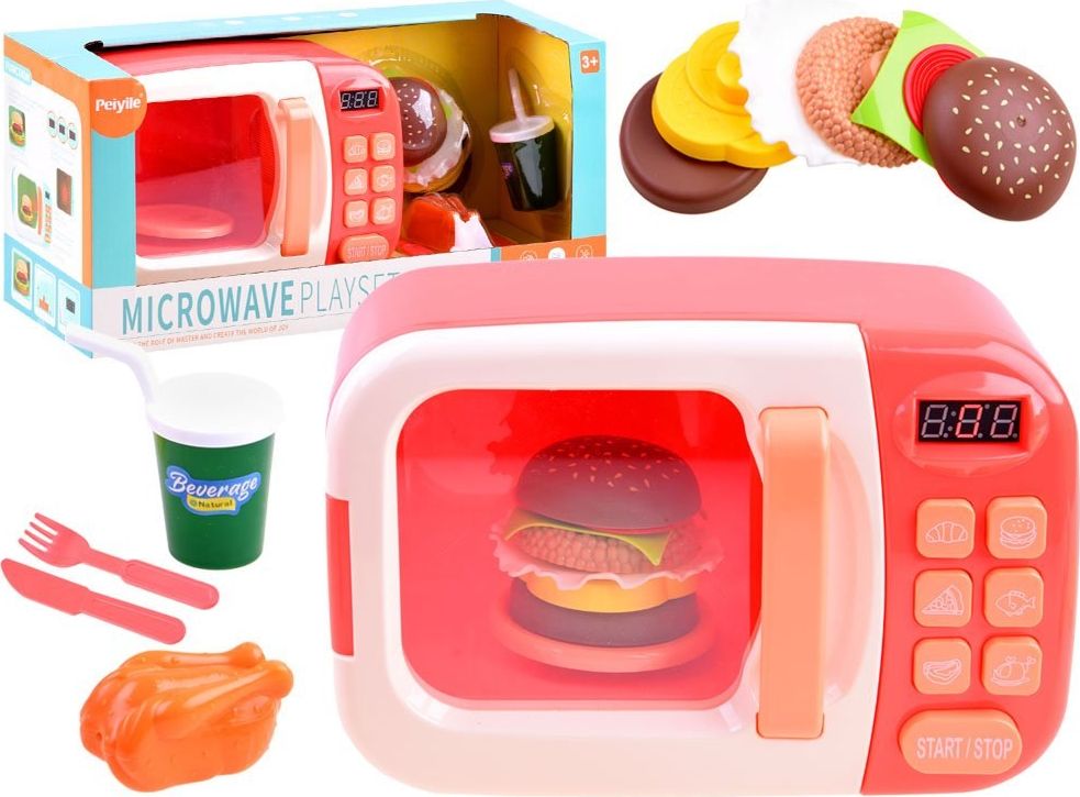 Jokomisiada Mikrofalówka z dźwiękiem światłem małe AGD (ZA3421)