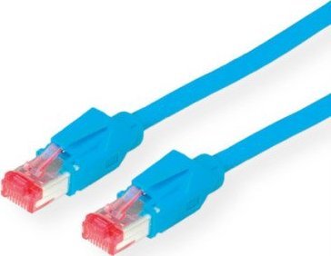 Datwyler Dätwyler DATWYLER - Patch- Cable - RJ- 45 (M) - RJ- 45 (M) - 3 m - SSTP- Cable - CAT 6 - halogen free - blue (21.05.0034)