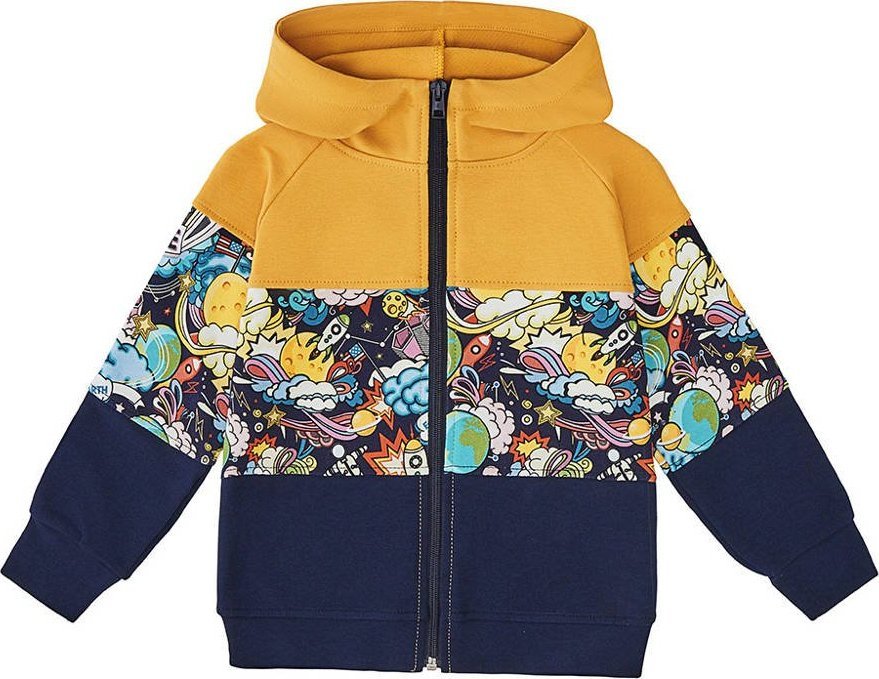 MammaMia Bluza dresowa 3 kolory rozpinana z kapturem Kosmos 134