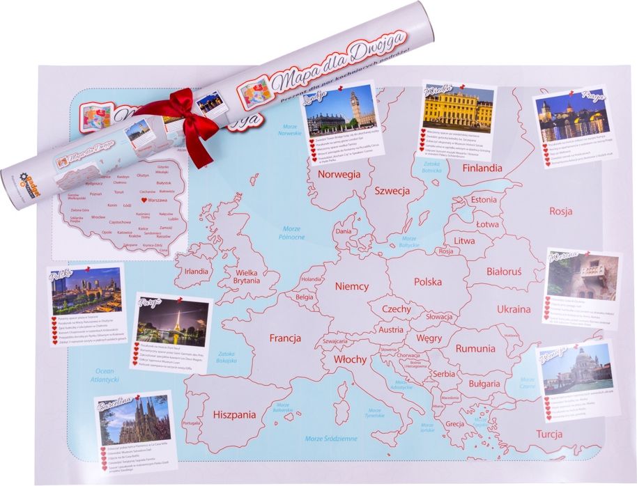 Mapa Zdrapka dla Dwojga - ulepszona zdrapka