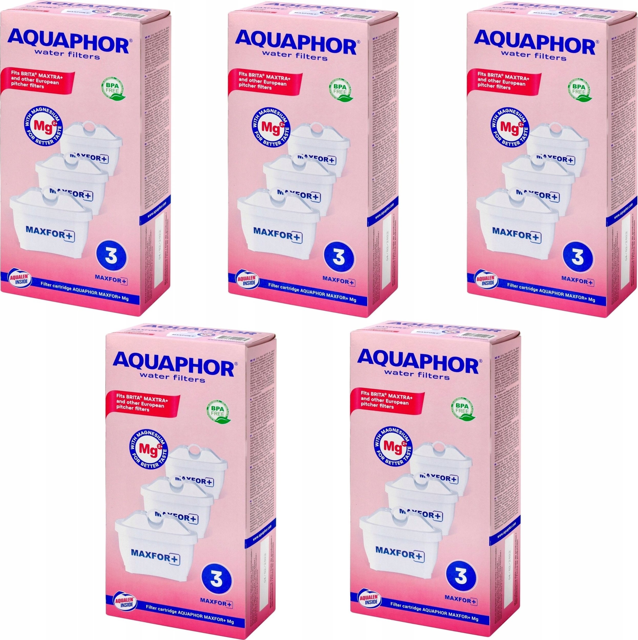 Wkład filtrujący Aquaphor Maxfor+ Mg 15 szt.