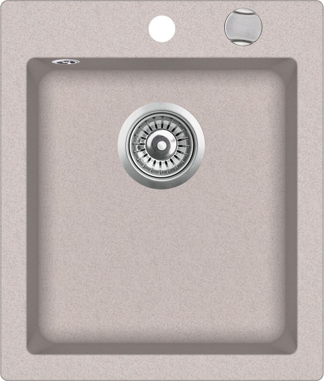 Zlewozmywak Aquasanita Aquasanita SIMPLEX SQS100-110AW Beż