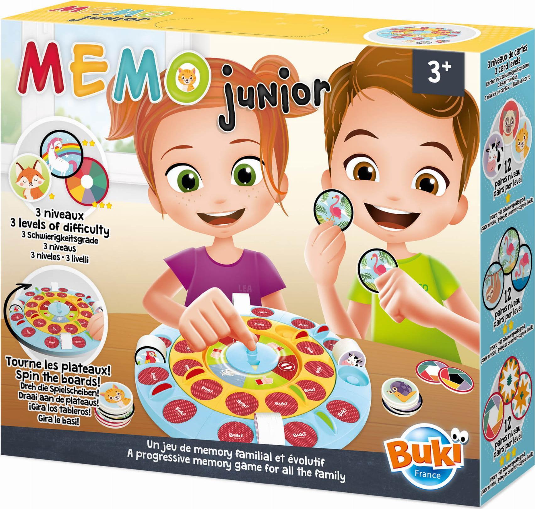 Buki Gra pamięciowa Memo Junior 3+