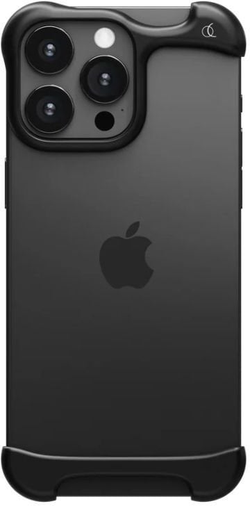 Arc Pulse - Aluminum Protective Case for iPhone 16 Pro, Matte Black