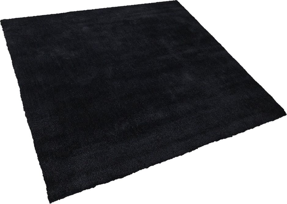 Beliani Dywan 200 x 200 cm czarny DEMRE