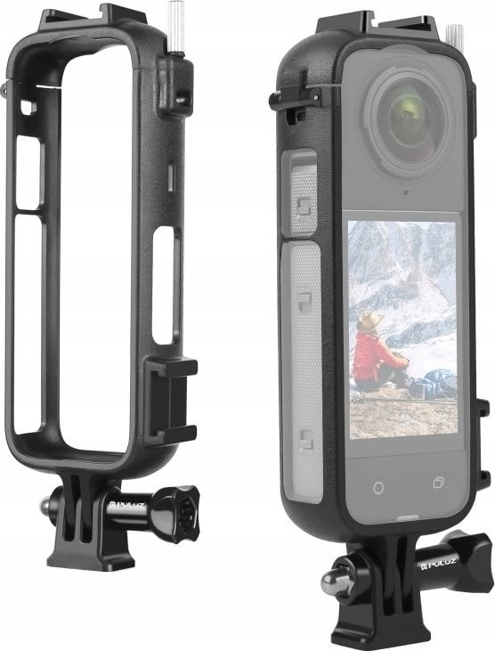 Puluz Frame Mount Uchwyt Obudowa Ramka Montażowa Statyw 2x Iso Do Insta360 X4 / X 4 / Pu979b