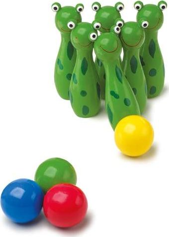 Small Foot Kręgle dla dzieci Żabki uniw