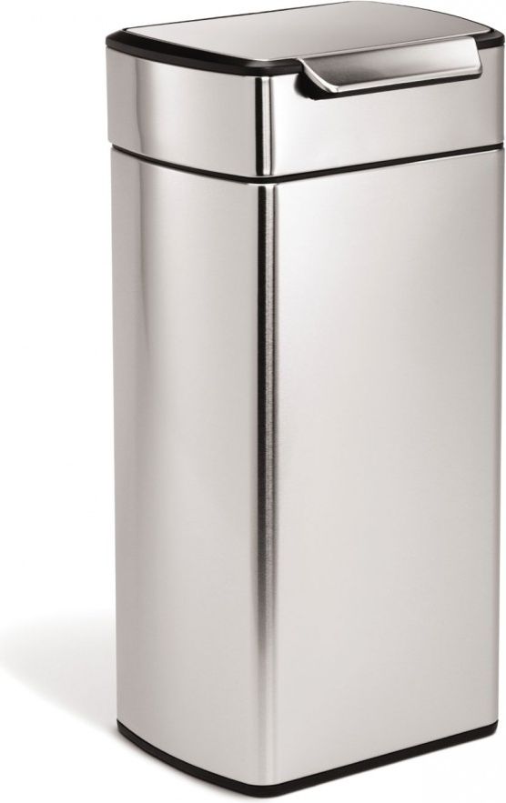 Kosz na śmieci Simplehuman Touch-Bar na przycisk 30L stal nierdzewna (CW2015)