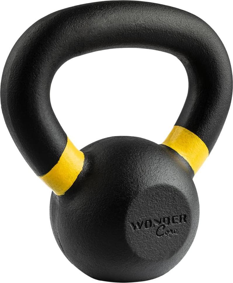Kettlebell Wonder Core Wonder Core Kettlebell z powłoką, 4 kg, czarno-żółty