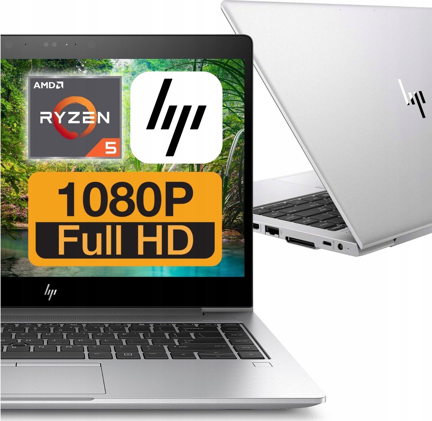 Laptop HP Elitebook 745 G5 AMD Ryzen 5 16GB DDR4 1000GB SSD Windows 10 Pro 14.1"