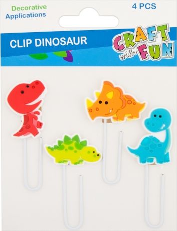 Craft with Fun Spinacz ozdobny dino