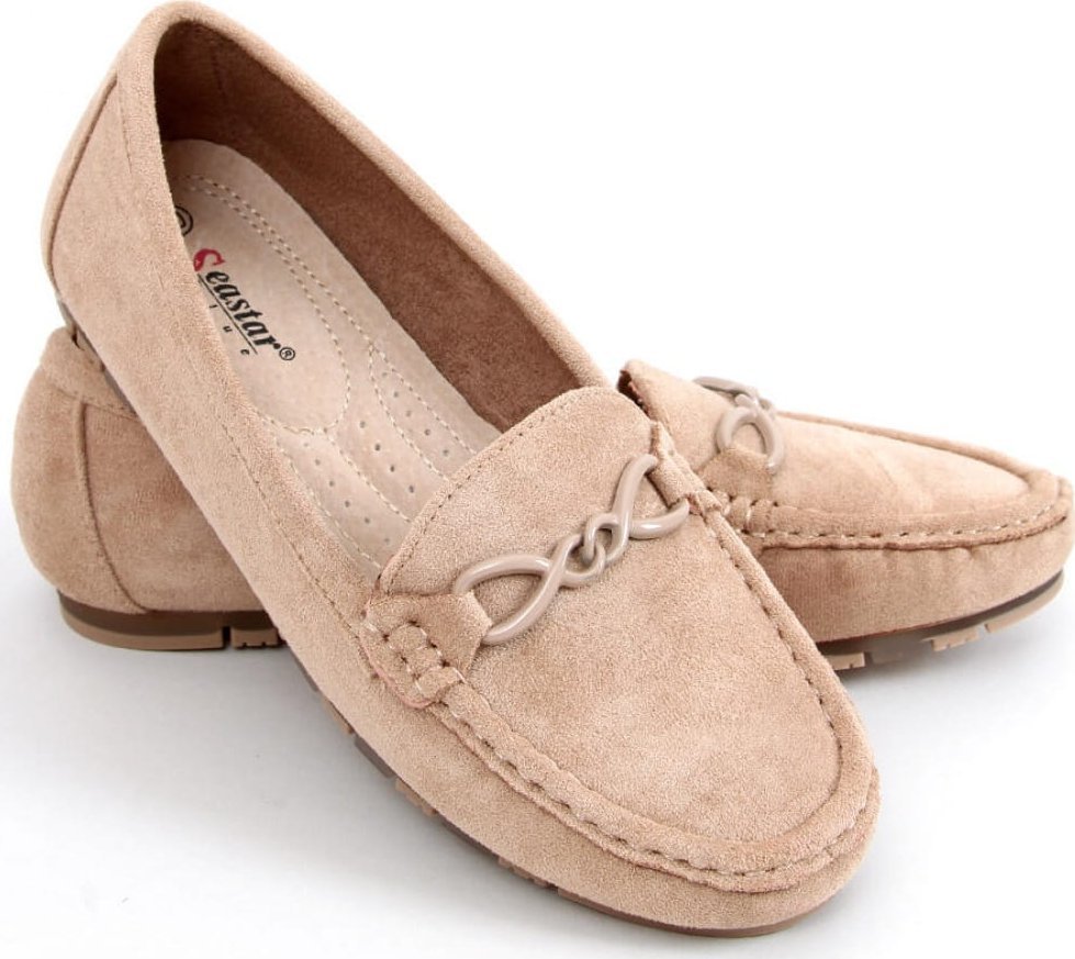 Inello Mokasyny damskie SAGA KHAKI