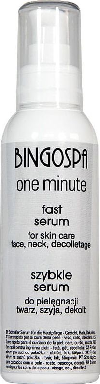 BingoSpa Szybkie serum twarz szyja dekolt one minute