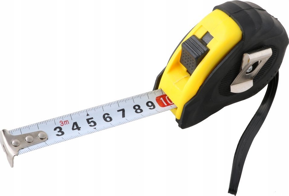 TAŚMA MIERNICZA Metr Metrówka MIARKA Zwijana Z Blokadą 3m 6624