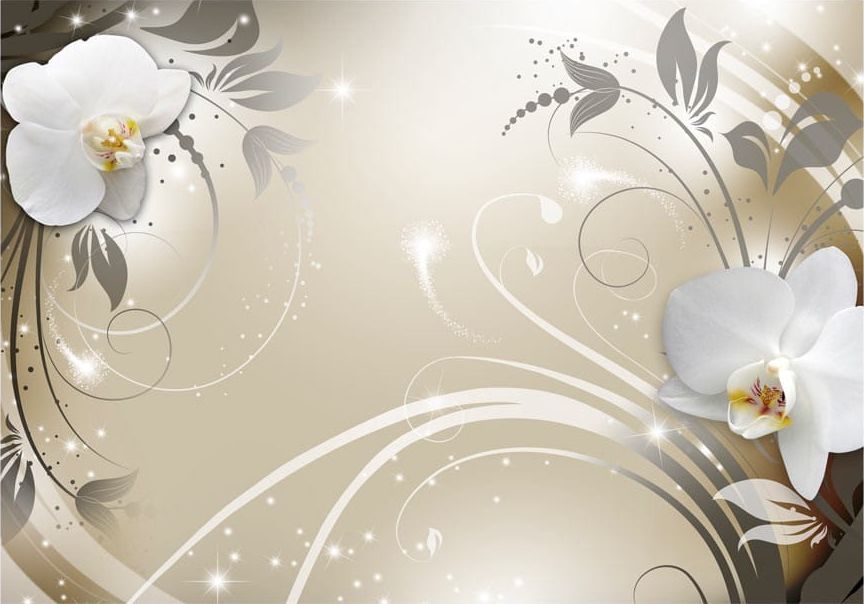 DecoNest Fototapeta - Złoty taniec - 300X210