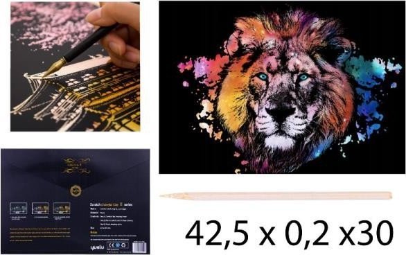 Zdrapywanka kopertowa Lew 1006245 NORIMPEX