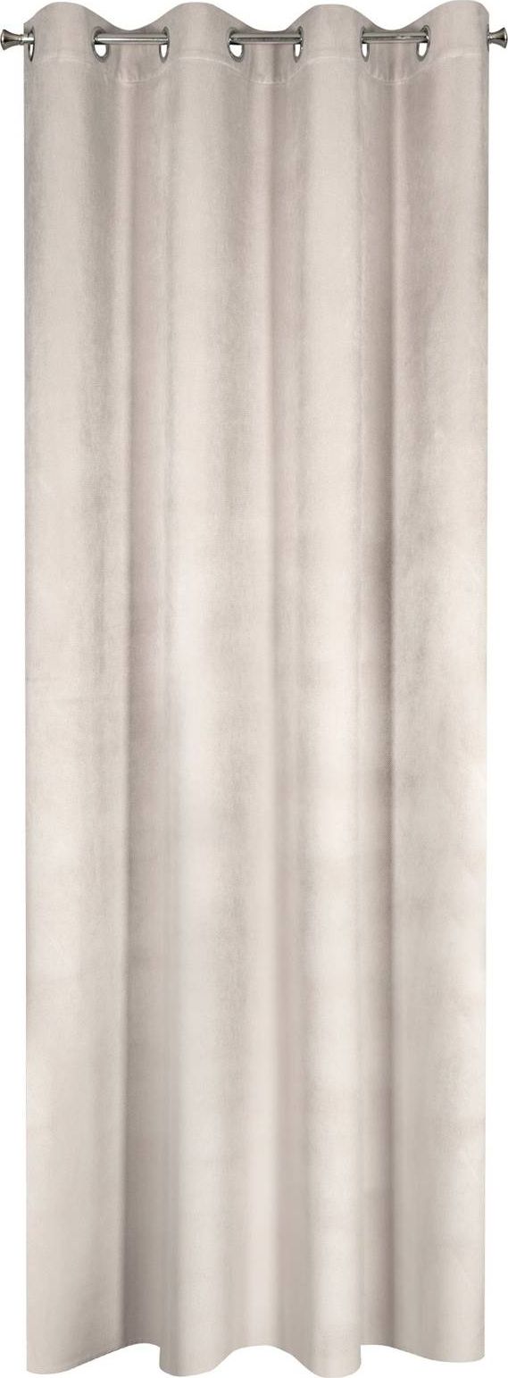 Eurofirany Zasłona Dekoracyjna Welwet Milo Beż 140x250