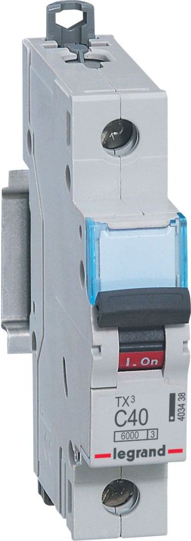 Legrand Wyłącznik nadprądowy s 301 1P C 40A 6000A - 403438