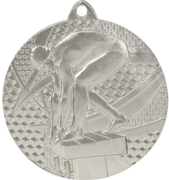 Victoria Sport Medal srebrny stalowy - Pływanie